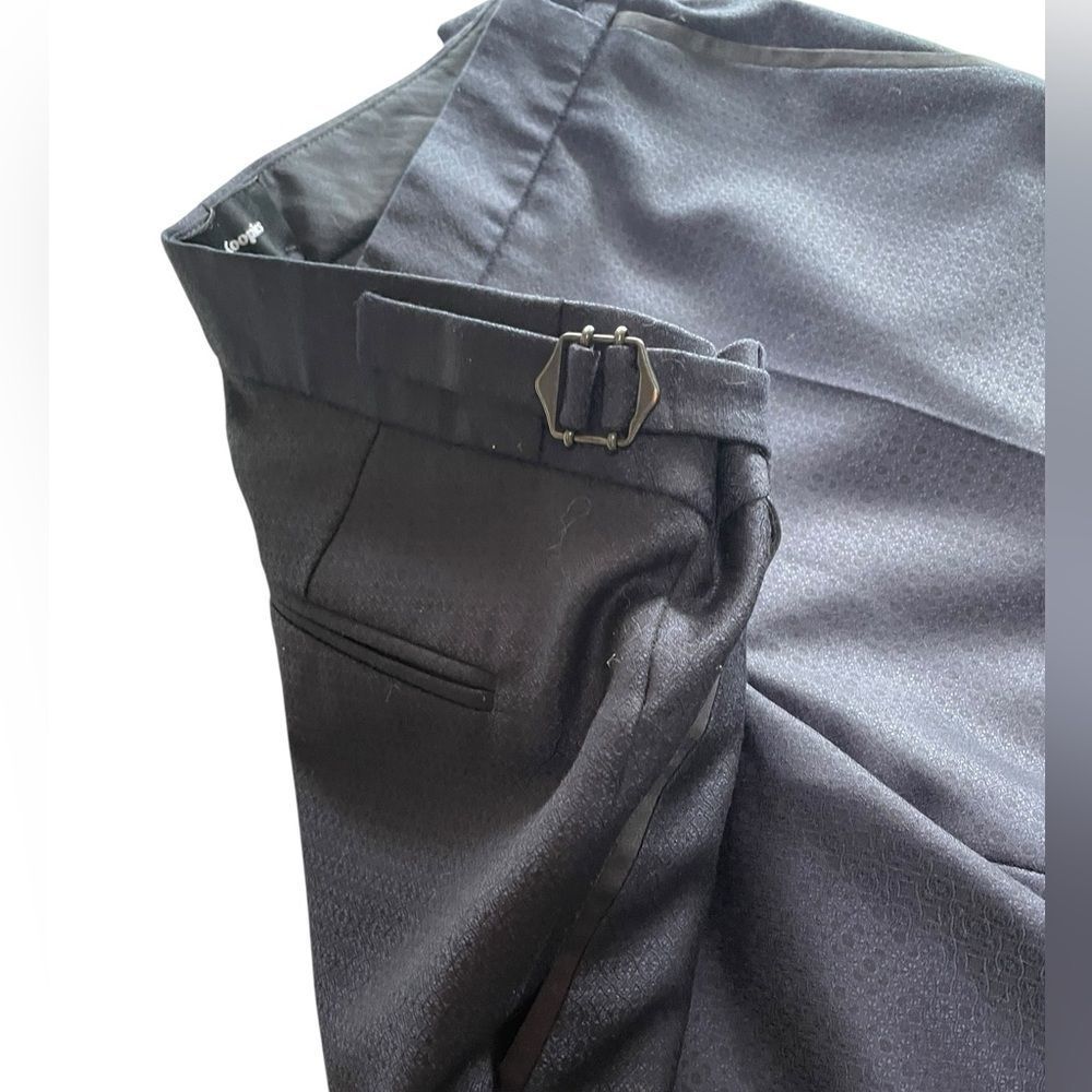 The Kooples Black/blue Wool Trousers 38” waist - Picture 7 of 8